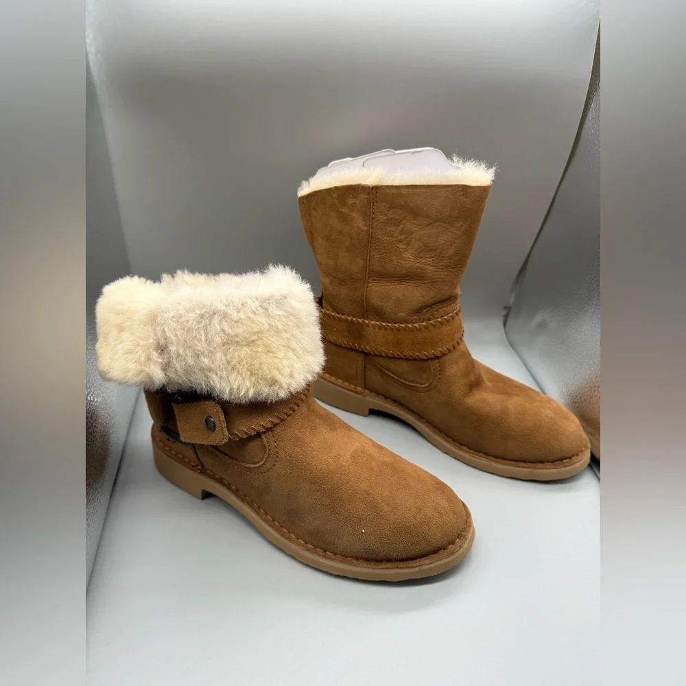 UGG Women's Cedric CHESTNUT Boots / Size 6.5 Womens/ NIB - Picture 8 of 11